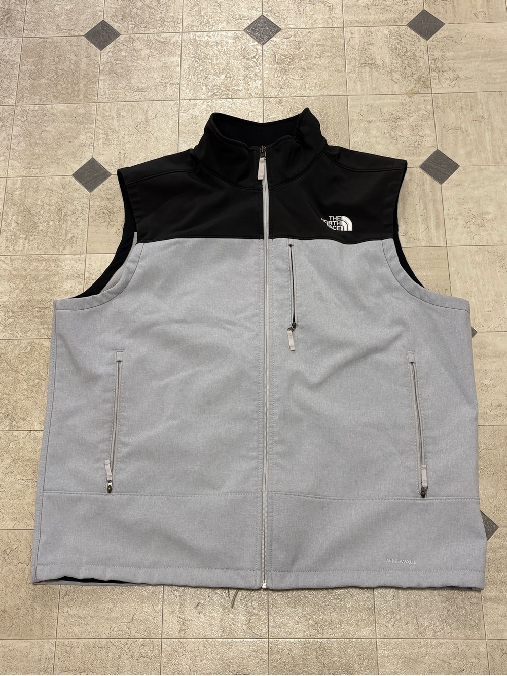 The North Face WindWall Men's Fleece Vest Full Zip Zipped Pockets XXL